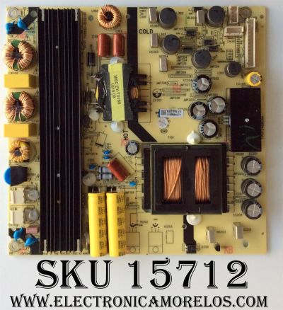 FUENTE DE PODER / JVC 1010094598 / 1010094598-02771 / TV5502-ZC02-01 / 1POF248806A / 1P0F248806A / MODELO LT-55UE76