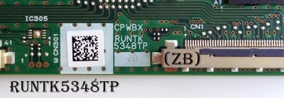 T-CON / VIZIO RUNTK5348TPZB / CPWBX5348TPZB / RUNTK5348TP / SUSTITUTAS RUNTK5261TPZC / RUNTK5261TPZH / RUNTK5261TPZE / RUNTK5261TPZZ / RUNTK5261TPZG / RUNTK5261TPZK / RUNTK5261TPZJ / RUNTK5261TPZN / PANEL JE600D3LC4N / MODELO M601d-A3R LFTROWBP	 - Imagen 2