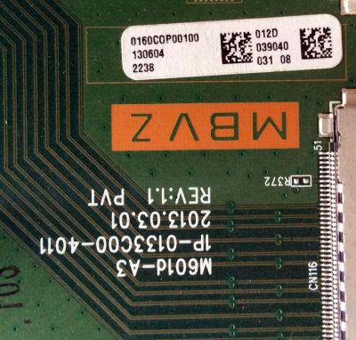 MAIN / VIZIO Y8386012S / 012D / 1P-0133C00-4012 / 01-60COP001-00 / 01-60C0P001-00 / PANEL´S JE600D3LB4N / JE600DELC4N / MODELO M601d-A3R LFTROWBP / LFTROWDQ / M601D-A3 LFTROWAP / LFTROWCQ	 - Imagen 2