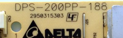 FUENTE DE PODER / SONY 1-895-406-11 / DPS-200PP-188 / 2950315303 / 880400F00-065-G / MODELOS KDL-60R550A / KDL-60R520A	 - Imagen 3