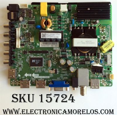 MAIN / FUENTE / (COMBO) / HISENSE 160129 / TP.MS3393.PB851 / LTDN40050US(1) / M162036 / 36275-194121-1683-004MT / PANEL JHD396DFE01 / JHD396DF-E01(010)\S13\FM\ROH / MODELO 40H3B