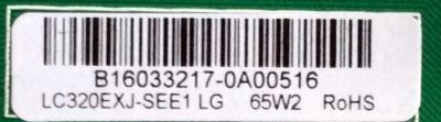 MAIN / FUENTE (COMBO) / SCEPTRE B16033217 / TP.MS3393.P712 / T201603091A / B13505 / MODELO E32 / PANEL LC320EXJ-SEE1	 - Imagen 3