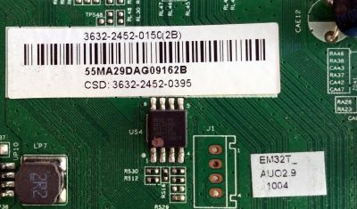 MAIN / JVC 3632-2452-0150 / 0171-2271-5112 / 3632-2452-0395 / MODELO EM32T TA1DEA  - Imagen 2