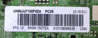 MAIN PARA TV SAMSUNG / NUMERO DE PARTE BN94-09072A / BN41-02356B / BN94-09990A / BN9409072A / PARTES SUSTITUTAS BN94-08298A / BN94-09990A / MODELOS UN60JU7100 / UN60JU7100FXZA / UN60JU7100FXZA MH01 - Imagen 3