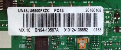 MAIN / SAMSUNG BN94-10597A / BN41-02344D / BN97-10836B / MODELO UN48JU6500FXZC	 - Imagen 2