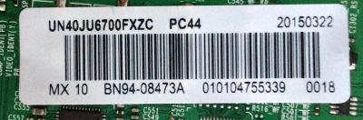 MAIN / SAMSUNG BN94-08473A / BN97-09264A / BN41-02344A / MODELO UN40JU6700FXZC	 - Imagen 3