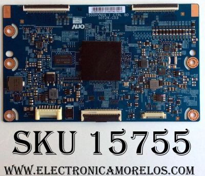 T-CON SAMSUNG / BN96-30391A / T500HVN09.1 / 50T26-C03 / 55.50T26.C01 / 5550T26C01 / SUSTITUTAS BN96-30391B / 55.32T42.C02 / 55.50T26.C10 / PANEL GH050CSA-B1 / MODELOS UN50H6350AFXZA AH01 / UN50H6400AFXZA AS01