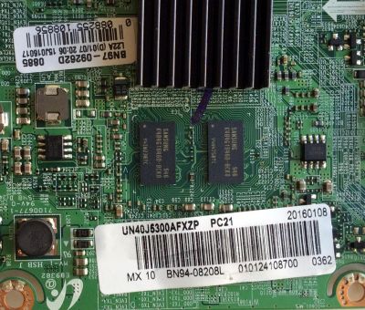 MAIN / SAMSUNG BN94-08208L / BN41-02307B / BN97-09262D / MODELO UN40J5300AFXZP / PANEL CY-GJ040BGLR6V - Imagen 2