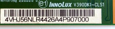 T-CON / UPSTAR 4VHJ56 / V390DK1-CLS1 / MODELO M280A1 / PANEL M280DGJ-L30 REV.C1 - Imagen 2