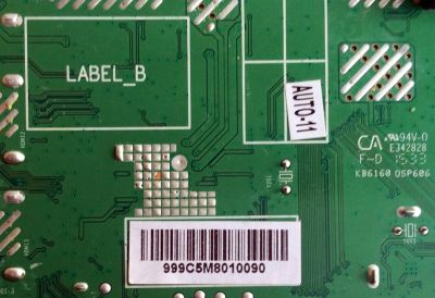 MAIN / HITACHI 999C5 / 999C5M / JUC7.820.00121165 / HLS43C / PANEL C550F15-E6-H(G4) / MODELO LE55A6R9A - Imagen 2