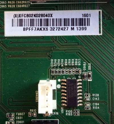 MAIN / VIZIO XFCB02K028 / XFCB02K028040X / 756TXFCB02K0280 / 715G7126-M1A-001-004K / 715G7126-M01-000-004T / SUSTITUTA 756TXFCB03K0090 / MODELO E50-C1 LTMWSKBR - Imagen 2