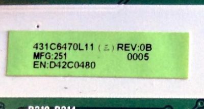MAIN / PANASONIC TZZ00001003A / 431C6470L11 / 461C6470L11 / SPF50T VTV-L50616 / PF39T / MODELO TC-L39EM60 / PANEL V390HK1-LE6 - Imagen 4