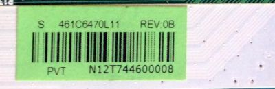 MAIN / PANASONIC TZZ00001003A / 431C6470L11 / 461C6470L11 / SPF50T VTV-L50616 / PF39T / MODELO TC-L39EM60 / PANEL V390HK1-LE6 - Imagen 3