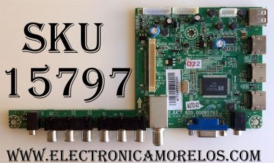 MAIN / HITACHI / ELEMENT 917C4R / JUC7.820.00095793 / E193079-B / 917C4RP / HLS43C / MODELO LE55G508