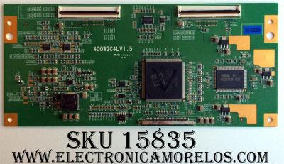 T-CON / SAMSUNG / JVC / HAIER / LJ94-01218E / 400W2C4LV1.5 / SUSTITUTAS LJ94-01218D / LJ94-01218F / PANEL´S LTA400WS-LH1 0T0 / LTA400WS-L02 / MODELOS LNS4092DX / XAA / HLH406BB / LT-40X667