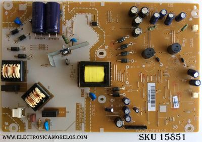 FUENTE DE PODER PARA TV MAGNAVOX / NUMERO DE PARTE A4DVBMPW / BA4DV2F0102 1 / PANEL U4DV0XH / MODELOS 43MV314X / 43MV314X/F7 / 43PFL4609 / 43PFL4609/F8