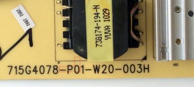 FUENTE DE PODER / PWTVAL1BCGA4 / 715G4078-P01-W20-003H / MODELO M320VT LTLPHNAL / PANEL LC320EUH-SCA1 - Imagen 3