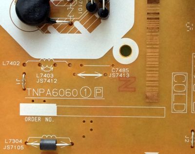 FUENTE DE PODER / PANASONIC TNPA6060 / TNPA60601P / MODELO TC-55CX640X - Imagen 2