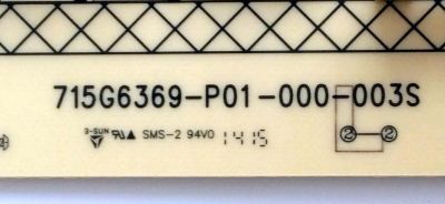 FUENTE DE PODER / SHARP PLTVDU311XAE9 / 715G6369-P01-000-003S / MODELOS LC-39LE541U / LC-39LE351U	 - Imagen 3