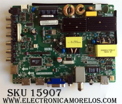 MAIN / FUENTE / (COMBO) / PROSCAN B16086333 / TP.MS3393.PC822 / T201608033A / MODELO ¨49¨ / PANEL HV490FHB-N8D 