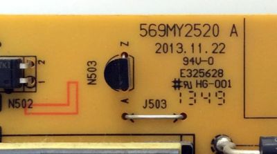 FUENTE DE PODER / INSIGNIA 6MY00320D0 / 569MY2520 A / VER:A / 32MM83 / MODELO NS-32D310NA15 / PANEL DT32K83 V28 - Imagen 3