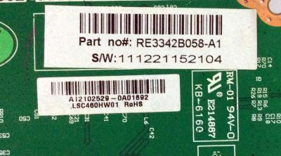 DRIVER RCA / A12102529 / PL.MS6M30.1B-1 11375 / RE3342B058-A1 / E214887 / QSC / MODELO LED46C45RQ / PANEL LSC460HJ02-QYE / LSC460HW01 - Imagen 2
