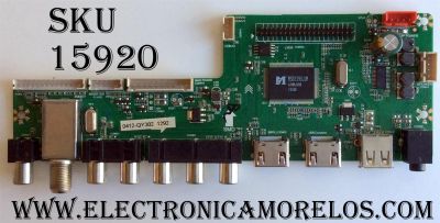 MAIN / RCA 58GE01M3393LNA55-B4 / LD.M3393.B / LG-RE01-160412-QY302 / MODELO LED58G45RQ / PANEL V-580HJ1-PE6-12V 