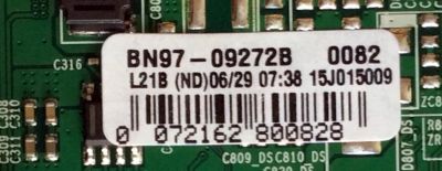 MAIN PARA TV SAMSUNG / NUMERO DE PARTE BN94-09454A / BN41-02344B / BN97-09272B / BN9409454A / MODELO UN60JU6500 / UN60JU6500FXZC - Imagen 3