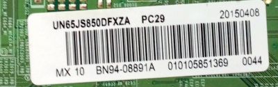 MAIN PARA TV SAMSUNG NUMERO DE PARTE BN94-08891A / BN41-02356A / BN97-09361A / SUSTITUTA BN94-10059T / PANEL CY-QJ065FLLV2H / MODELO UN65JS850DFXZA TH01	 - Imagen 3