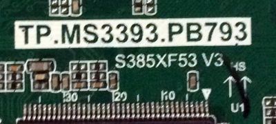 MAIN FUENTE (COMBO) PARA TV INSIGNIA / NUMERO DE PARTE 5538S011E56 / TP.MS3393.PB793 / 20160219 / SC-SY16085938 / T390XVN01.0 / B16085938 / PANEL T390XVN01.0 / DISPLAY S385XF53 V3 / MODELO NS-39D310NA17 - Imagen 3