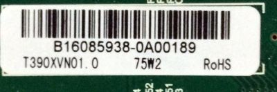 MAIN FUENTE (COMBO) PARA TV INSIGNIA / NUMERO DE PARTE 5538S011E56 / TP.MS3393.PB793 / 20160219 / SC-SY16085938 / T390XVN01.0 / B16085938 / PANEL T390XVN01.0 / DISPLAY S385XF53 V3 / MODELO NS-39D310NA17 - Imagen 2