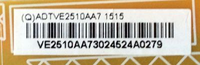 FUENTE DE PODER / VIZIO ADTVE2510AA7 / 715G6131-P02-W20-002E / 715G6131-P02-W20-002S / (Q)ADTVE2510AA7 / PANEL TPT390J1-HVN04 / MODELOS E390I-B1E LTYWPSCQ / E390I-B1E LTTWPSCQ	 - Imagen 2