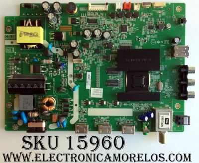 MAIN / TCL V8-UX38001-LF1V025(K1) / 40-UX38M0-MAD2HG / UX38M0 / GTC000156A / MODELO 32S301	