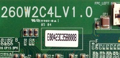 T-CON / SAMSUNG LJ94-00423C / 260W2C4LV1.0 / PANEL LTA260W2-L01-D00 / MODELO LNR268WX / XAA	 - Imagen 2