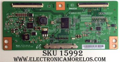 T-CON / HISENSE 50K20D / 4A6Z53MTT / 4A6Z53MTT3412F1VH07400 / V390HJ1-CE3 / E88441 / PANEL HD500DF-B01\S1 / MODELO 50K20D	