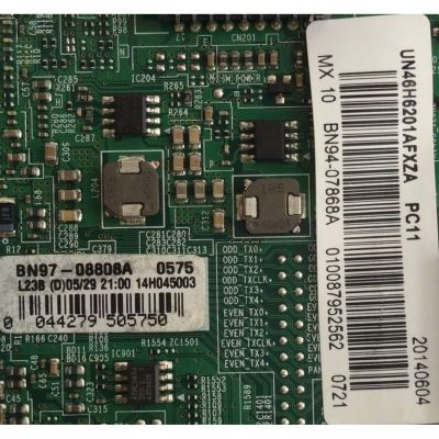 MAIN / SAMSUNG BN94-07868A / BN97-08808A / BN41-02245A / PANEL'S CY-HF460CSLV2H / CY-DF460CSLV1H / MODELOS UN46H6201AFXZA / UN46H6201AFXZA TD01	 - Imagen 2