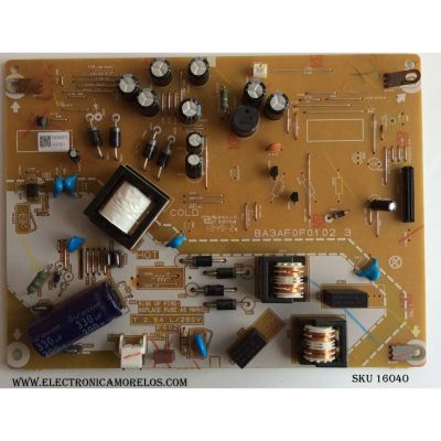 FUENTE DE PODER / EMERSON A3AFQ024 / BA3AF0F0102 3 / modelo LF320EM4	
