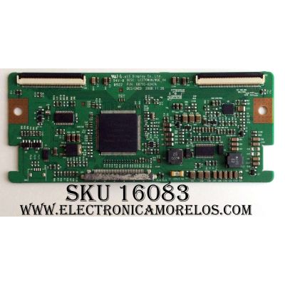 T-CON / VIZIO 1584A / 6871L-1584A / 6870C-0247A / 0940-0000-3410 /PANEL LC370WUE (SB)(A2) / MODELOS VL370M / VO370M / VL370M LUPEFCK