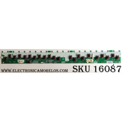 BACKLIGHT INVERTER LEFT / SONY 2493A / LJ97-02493A / SSB550H22S01 / 0923(090508)3 / PANEL LTZ550HF02-001 / MODELO KDL-55V5100