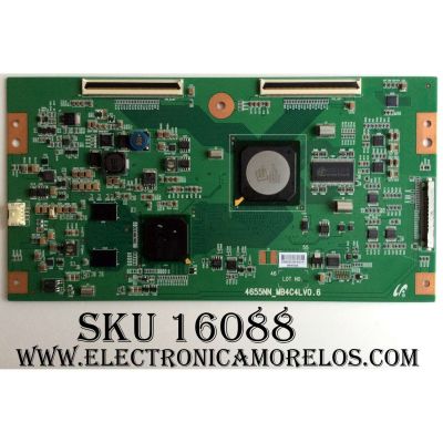 T-CON / SONY 03025C / LJ94-03025C / 4655NN_MB4C4LV0.6 / MB4C4LV0.6 / PANEL LTZ550HF02-001 / MODELO KDL-55V5100