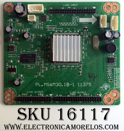 DRIVER  SCEPTRE / A12081830 / PL.MS6M30.1B-1 / PL.MS6M30.1B-1 11375 / PANEL LTA400HF11 / MODELO X405BV-FHD3HF11