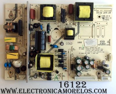 FUENTE DE PODER / APEX LK-PI320206C / CQC04001011196 / 20120706 / MO27040003 / MODELO LD3288M