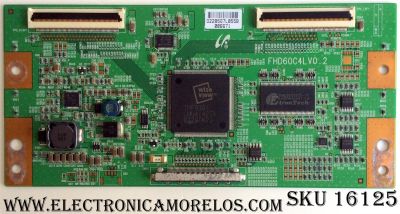 T-CON / SAMSUNG 2285G / BN81-01693A / FHD60C4LV0.2 / PANEL LTF400HA01 / SUSTITUTAS 75014321 / 75014315 / LJ94-02268C/G / LJ94-02279H/L/Q/S/T/V/Y/Z / MODELOS LE40A556P1FXXU SQ02 / LE40A557P2FXXU SQ02 / LE40A558P3FXXU SQ02 / LN40A530P1FXZA SQ01 