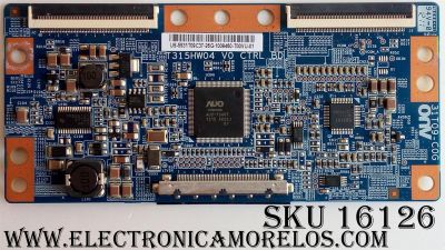 T-CON RCA / AUO / 55.31T09.C37 / T315HW04 / 5531T09C37 / 31T09-C0G / PANEL T315HW04 V.D / MODELOS 32LB45RQ / JLC32BC3000 / LC32G82