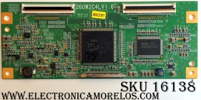 T-CON / JVC LJ94-00846C / 260W2C4LV1.6 / PANEL LTA260W2-L07 / MODELOS LT-26X466 / LT-26X506