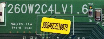 T-CON / JVC LJ94-00846C / 260W2C4LV1.6 / PANEL LTA260W2-L07 / MODELOS LT-26X466 / LT-26X506 - Imagen 2