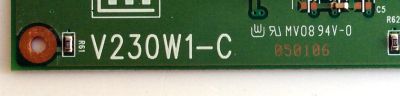 T-CON / SAMSUNG 35-A23C0608 / V230W1-C / 35A23C0608 / PANEL V230W1-L02 REV.C2 / V460H1-LH5 C.1 / MODELO LNR237WX/XAA  - Imagen 2