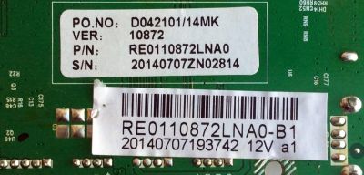 MAIN / RCA RE0110872LNA0-B1 / A.20.ALAU872-12-0X / D042101/14MK / RE0110872LNA0 / PANEL LK315T3HB87-12V / MODELO SLD32A30RQ - Imagen 3