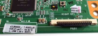 T-CON PARA TV LG ORIGINAL / NUMERO DE PARTE EBR75301301 / EAX64583702-1.0 / 61800201 / PANEL LC470EUH / DSPLAY LC470EUH (PE)(F1) / MODELO 47LM8600-UC / 47LM8600-UC.AUSZLJR - Imagen 2