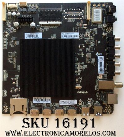 MAIN / ELEMENT E17061-SY / CV938H-B / CV938H_B_32 / CV938H-B-32 / B06XD4SXWD / 7.D938HB32000.00A1 / 890-M00-01E08 / 01E08174JDA / 705-430-L7F55 / 73J05561704DA / PANEL T430QVN02.1 / MODELO EL4KAMZ4317